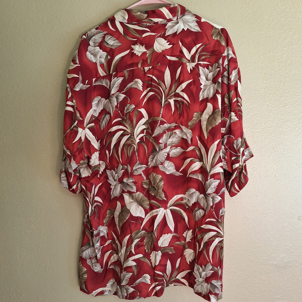 Vintage Campia Moda Floral Hawaiian Button-Up Shirt - Picture 2 of 11